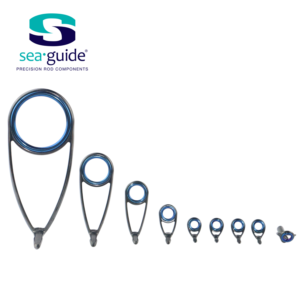 Fishing Rod Surf - SeaGuide LS Ring, roestvrij staal, PVD-zwart,