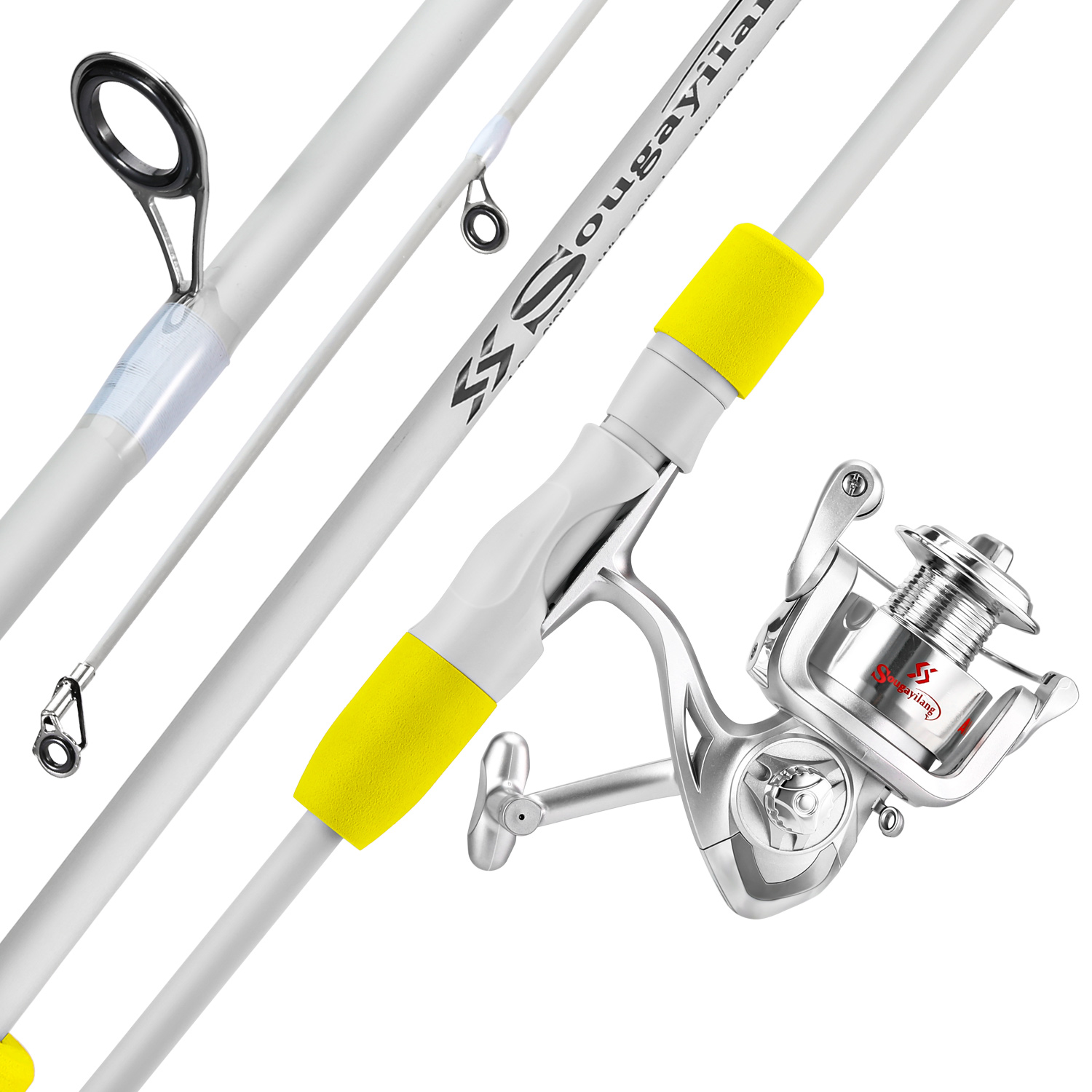 Fishing Rod Spinning - Sougayilang 2 sectie Spinning Hengel en