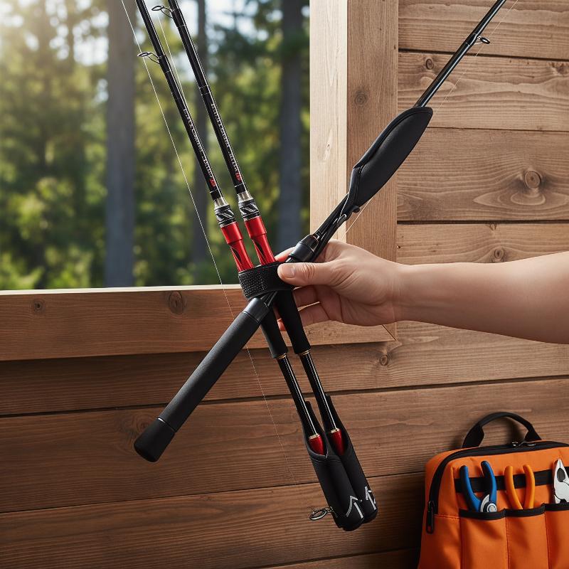 Verstelbare hengelriem met kap - Fishing Rod Combo recensie en prijs