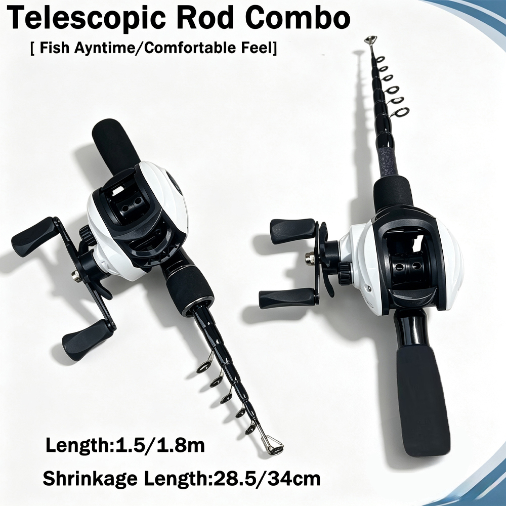 1,5/1,8 m SuperLight 65g teles - Fishing Rod Combo recensie en prijs